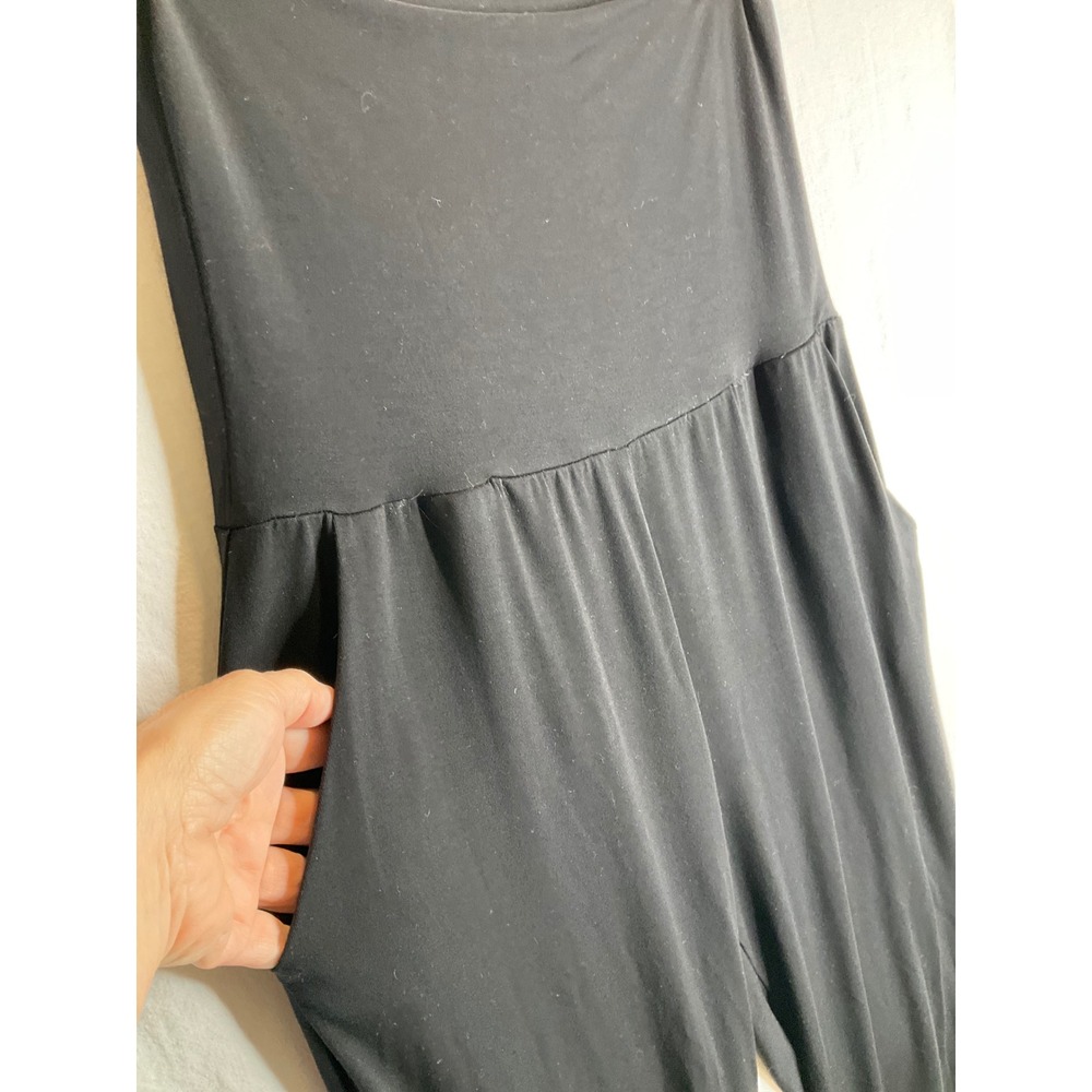 Hatch Over Under Maternity Pants Easy High-Waist Joggers Black Pull On Pockets S - Picture 4 of 9